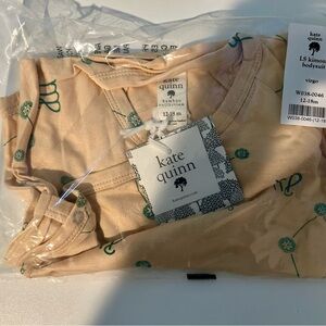 Kate Quinn Bamboo Zodiac Virgo Long Sleeve Kimono Bodysuit 12-18m